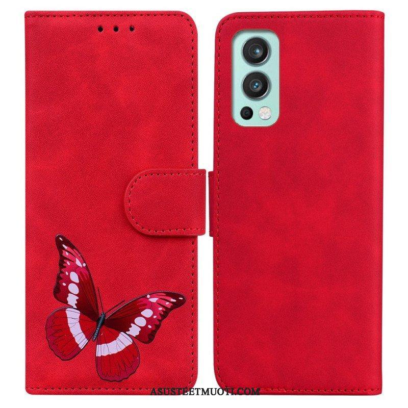 Kotelot OnePlus Nord 2 5G Skin Touch Butterfly