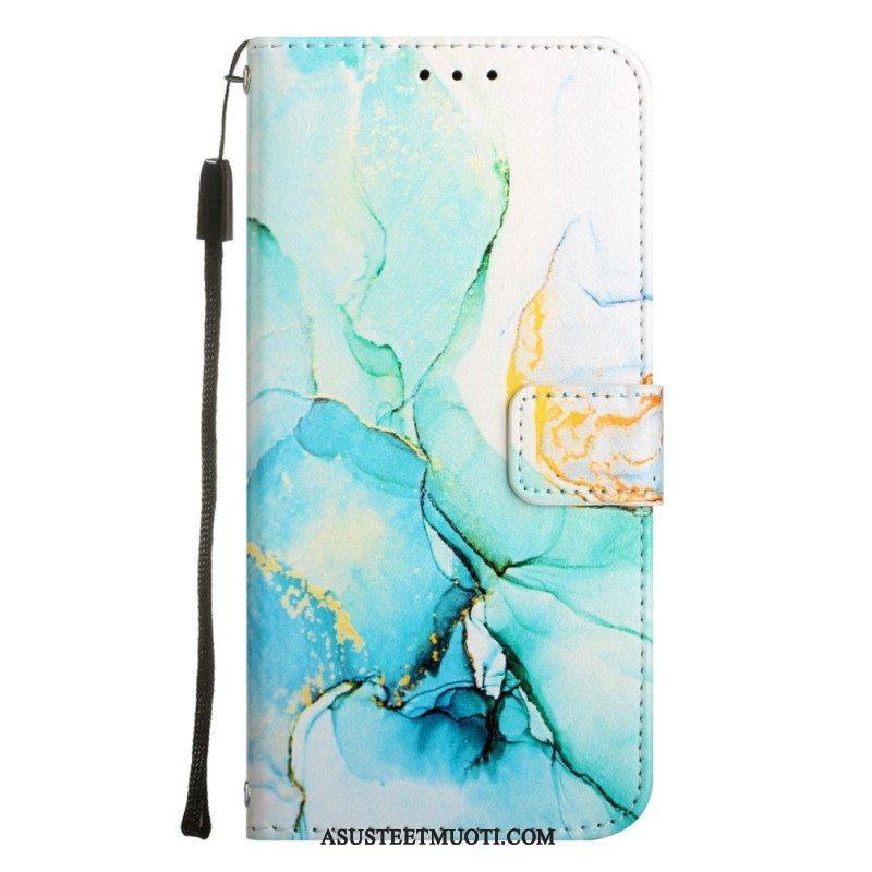 Kotelot OnePlus Nord 2T 5G Suojaketju Kuori Strip Marble