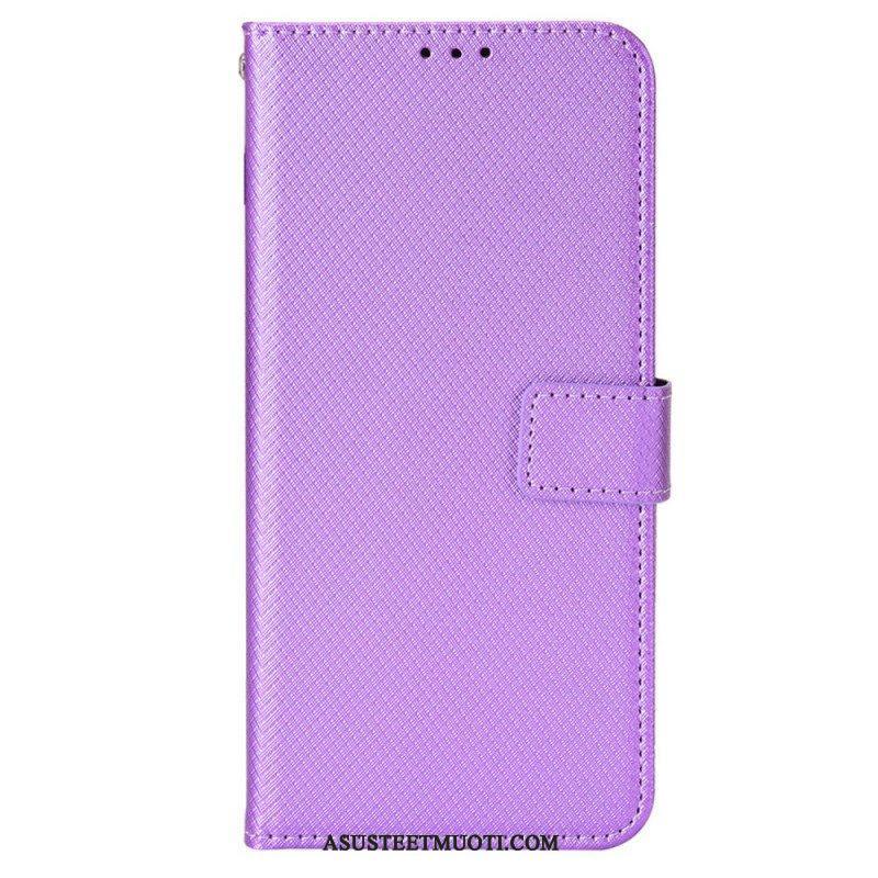 Kotelot OnePlus Nord CE 2 5G Suojaketju Kuori Strappy Diamond Texture