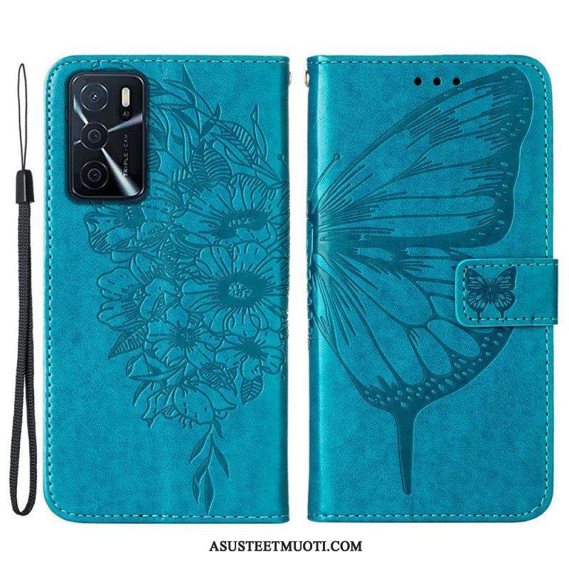 Kotelot Oppo A16 / A16s Butterfly Design