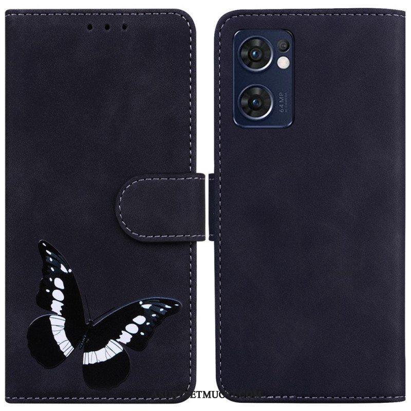 Kotelot Oppo Find X5 Lite Skin Touch Butterfly