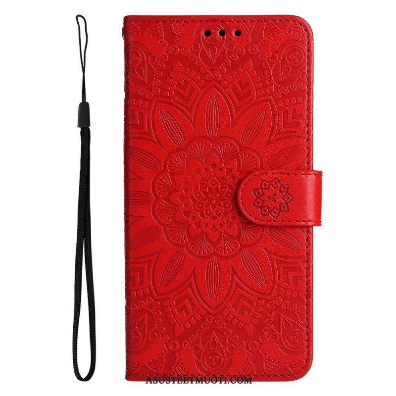Kotelot Oppo Reno 8 Pro Suojaketju Kuori Olkainen Auringonkukka