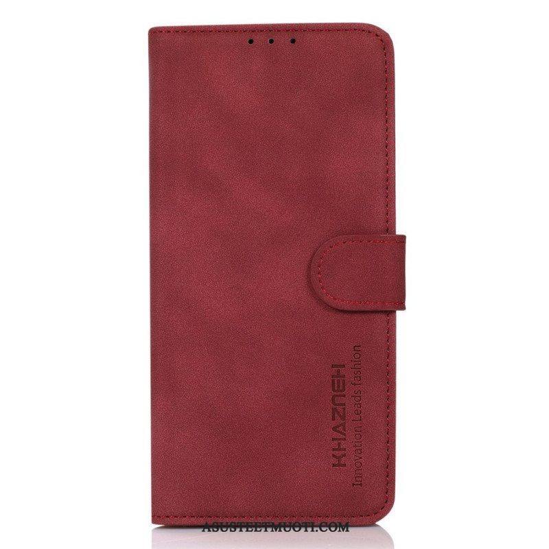 Kotelot Poco F4 Khazneh Fashion Leather Effect