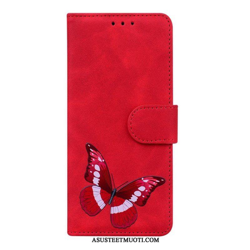 Kotelot Poco M4 Pro 5G Skin Touch Butterfly