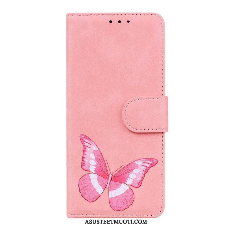 Kotelot Poco M4 Pro 5G Skin Touch Butterfly