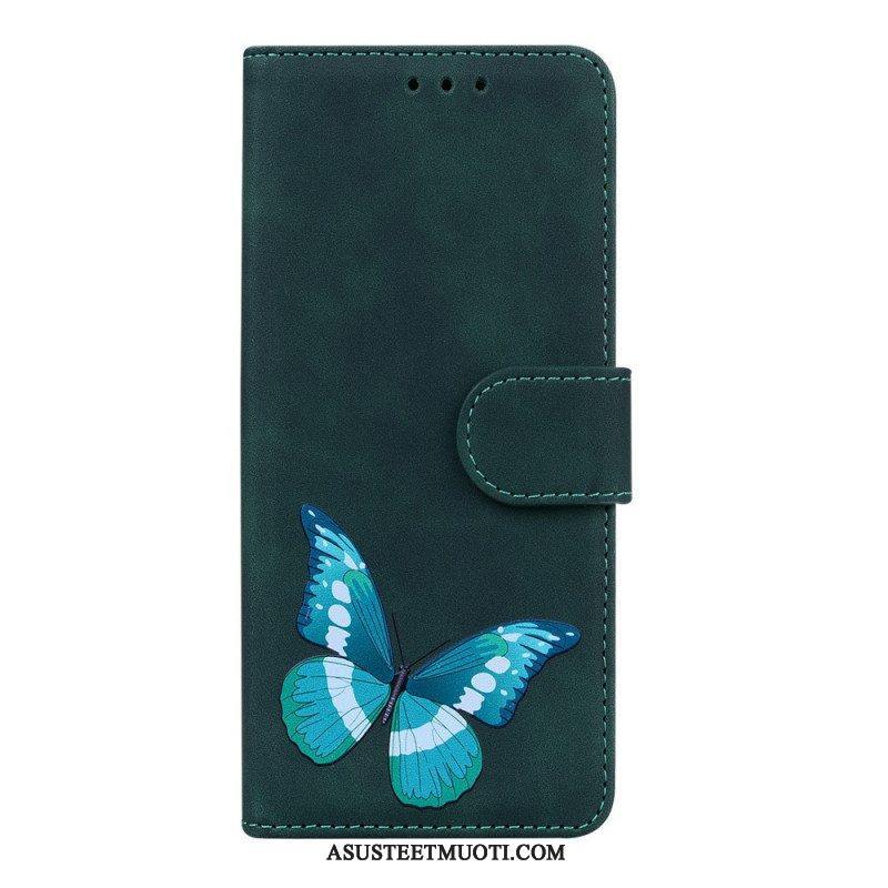 Kotelot Poco M4 Pro 5G Skin Touch Butterfly