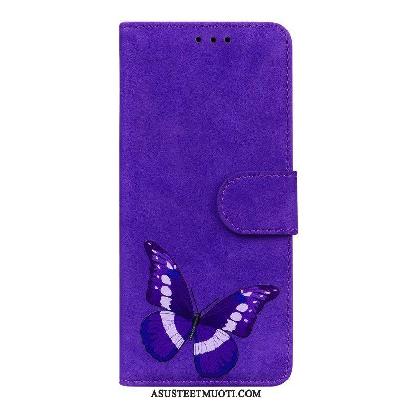 Kotelot Poco M4 Pro 5G Skin Touch Butterfly