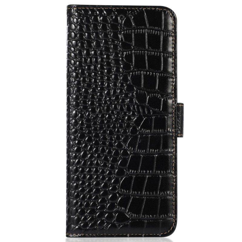 Kotelot Poco X5 Pro 5G Crocodile Style Rfid