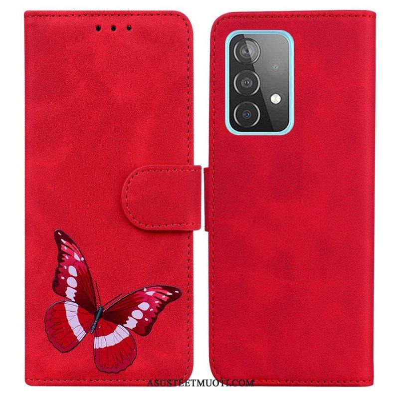 Kotelot Samsung Galaxy A52 4G / A52 5G / A52s 5G Skin Touch Butterfly