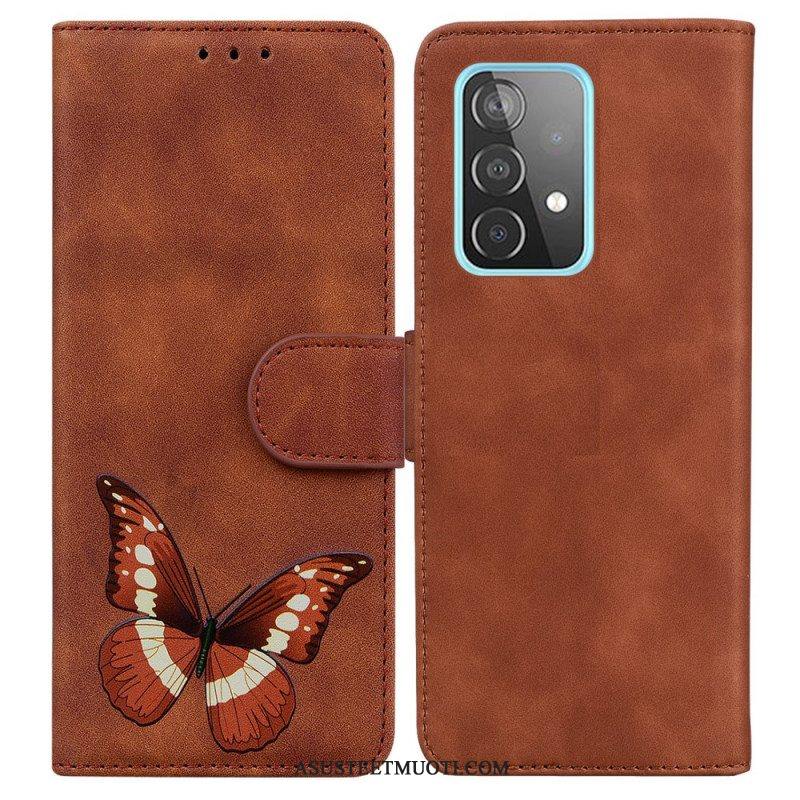 Kotelot Samsung Galaxy A52 4G / A52 5G / A52s 5G Skin Touch Butterfly