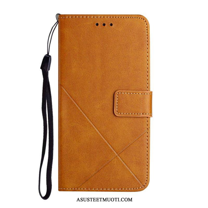 Kotelot Samsung Galaxy M12 / A12 X Design Geo Leather Style