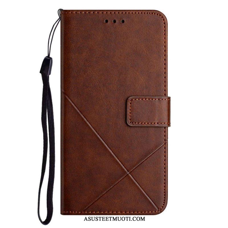 Kotelot Samsung Galaxy M12 / A12 X Design Geo Leather Style