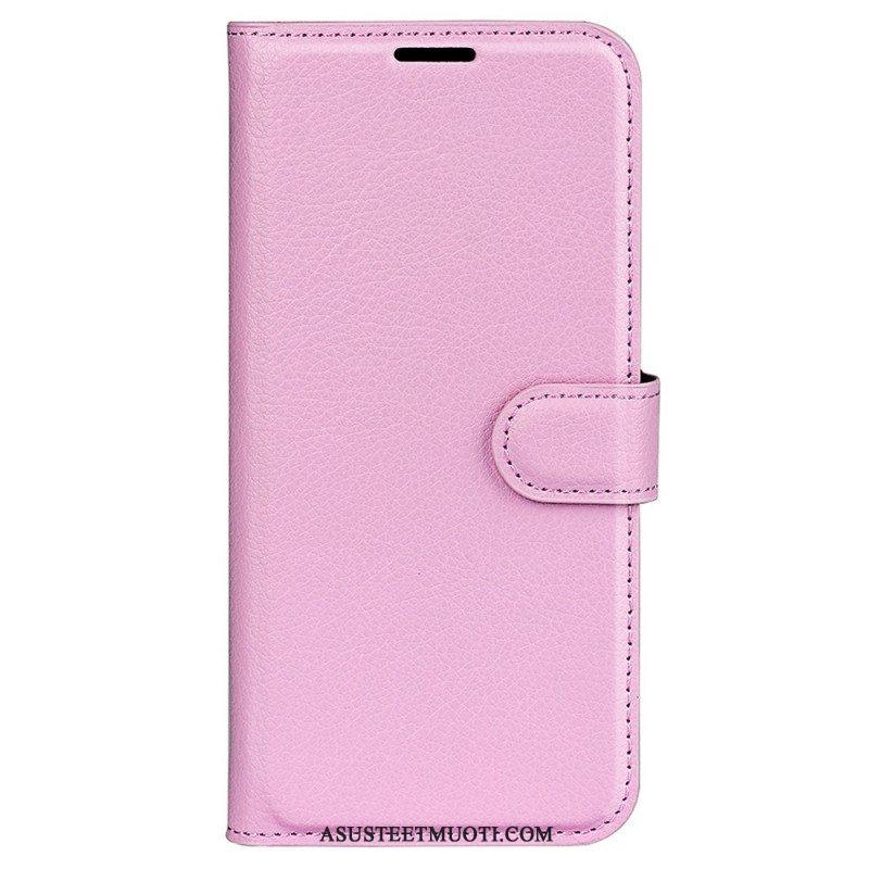 Kotelot Samsung Galaxy M33 5G Litsi Nahkatyyli