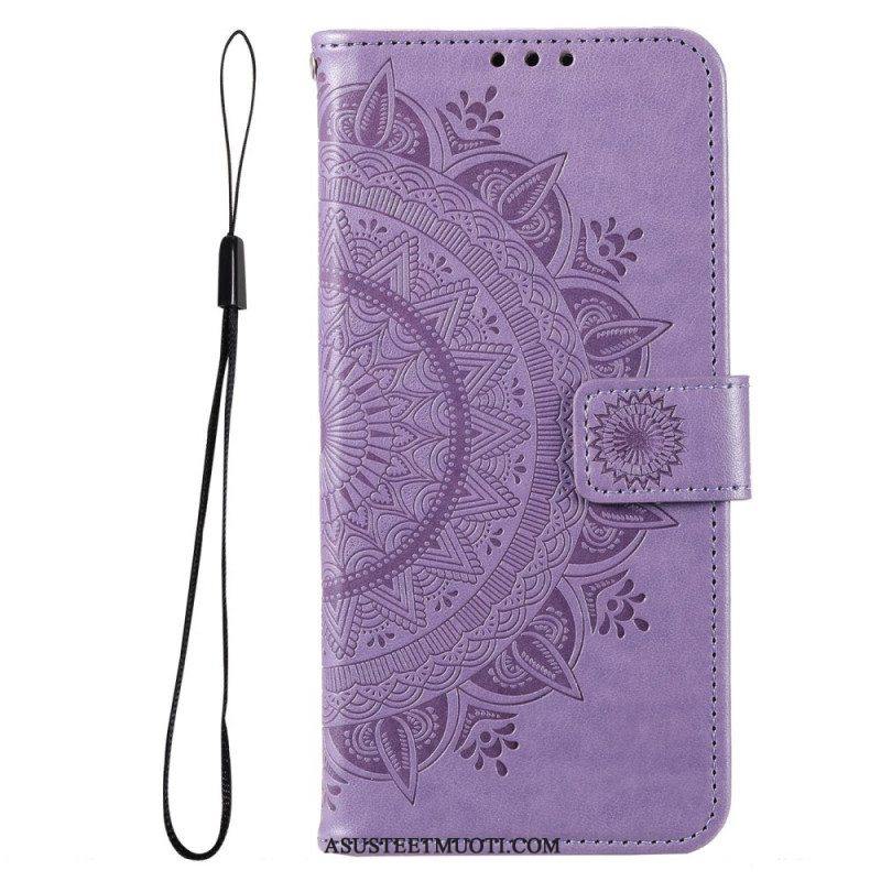 Kotelot Samsung Galaxy M33 5G Suojaketju Kuori Strappy Sun Mandala