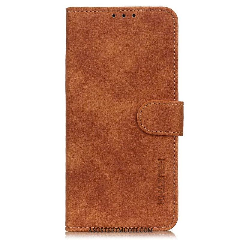Kotelot Samsung Galaxy M53 5G Khazneh Vintage Nahkaefekti