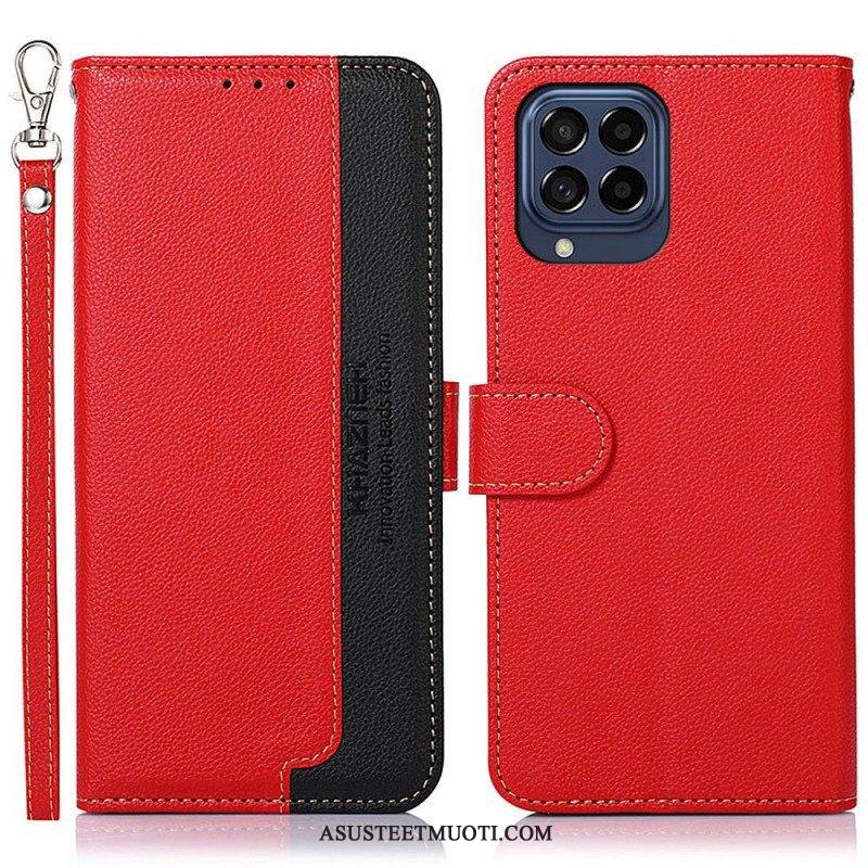 Kotelot Samsung Galaxy M53 5G Litsi Style Rfid Khazneh