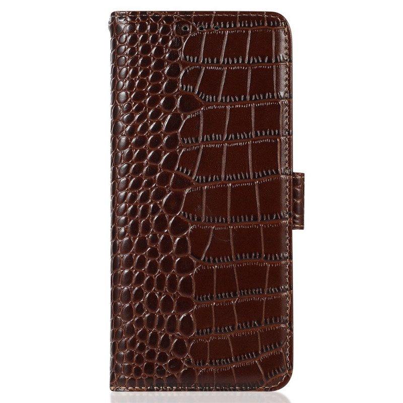 Kotelot Samsung Galaxy S23 Ultra 5G Crocodile Style Rfid