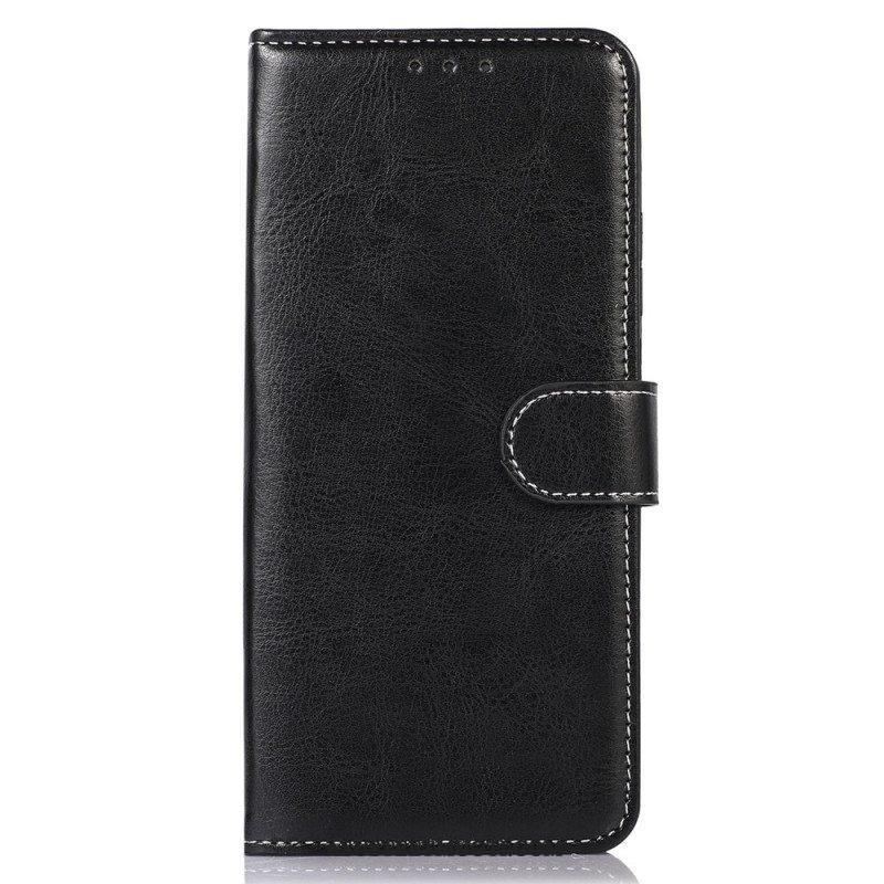 Kotelot Sony Xperia 1 IV Nahkatyyliset Paljaat Saumat