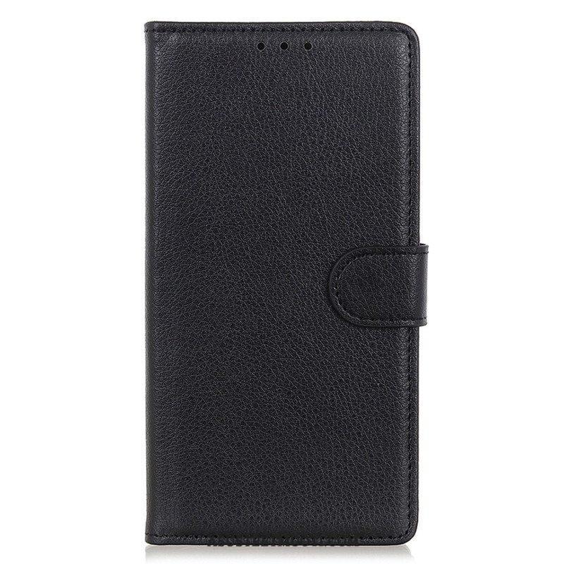 Kotelot Sony Xperia 5 IV Perinteinen Litchi Faux Leather