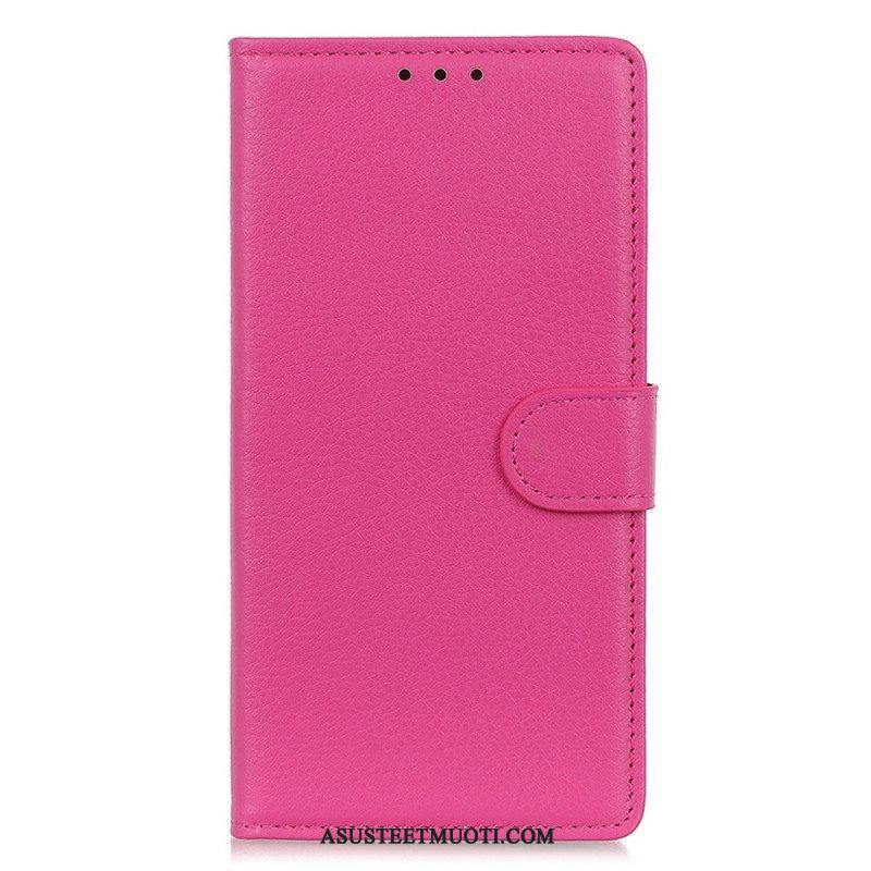 Kotelot Sony Xperia 5 IV Perinteinen Litchi Faux Leather