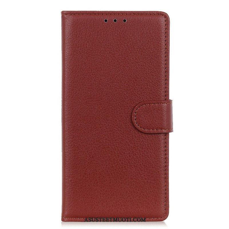 Kotelot Sony Xperia 5 IV Perinteinen Litchi Faux Leather