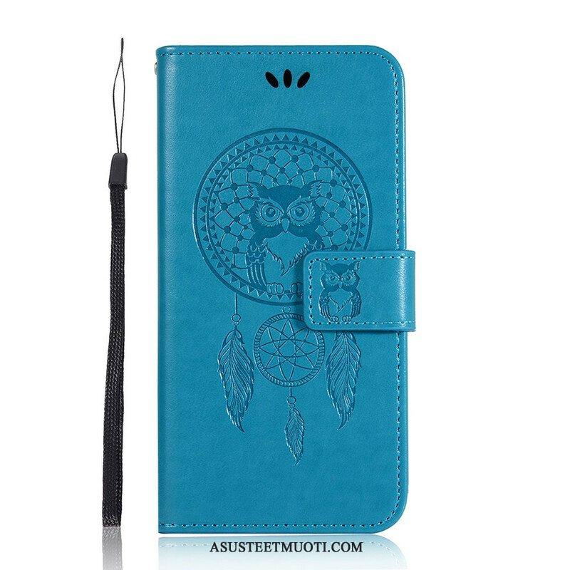 Kotelot Vivo Y20s Nahkaefekti Dreamcatcher Owl