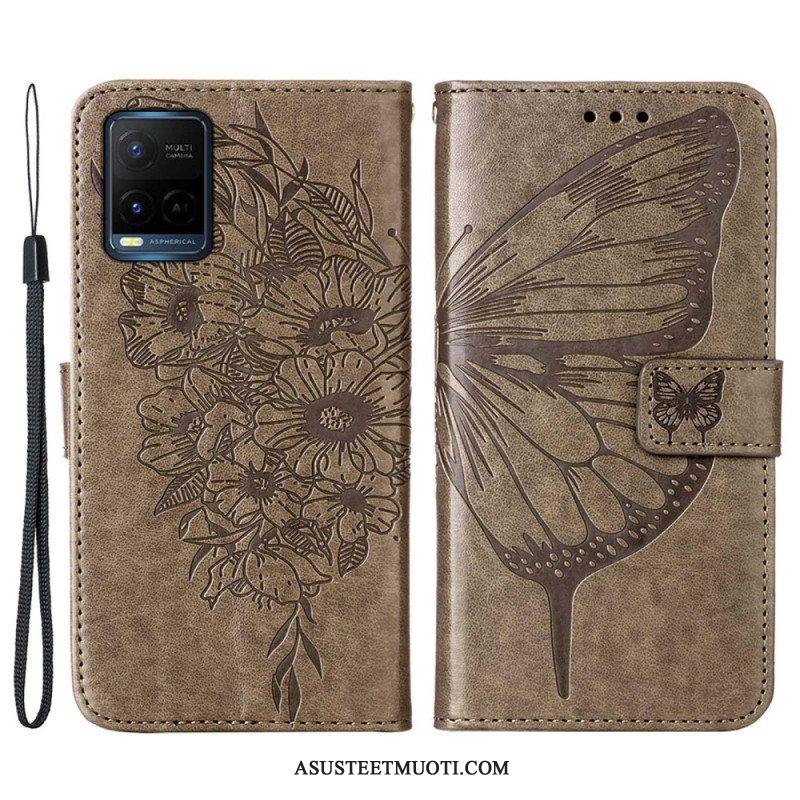 Kotelot Vivo Y21 Butterfly Design