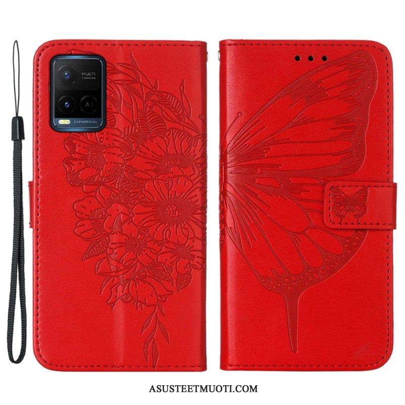 Kotelot Vivo Y21 Butterfly Design