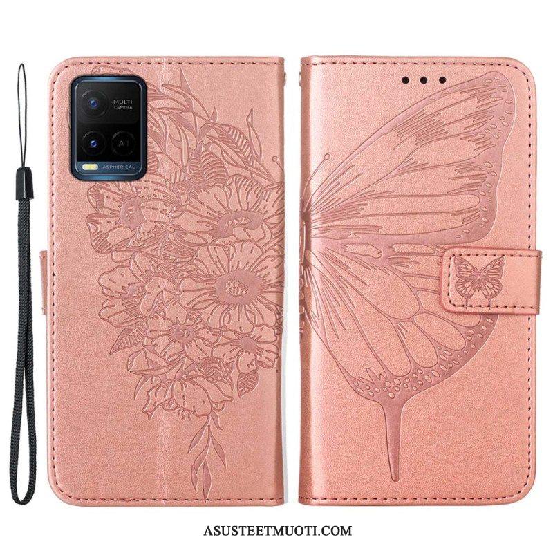 Kotelot Vivo Y21 Butterfly Design