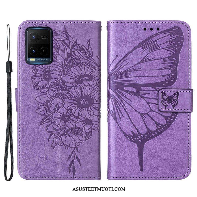 Kotelot Vivo Y21 Butterfly Design