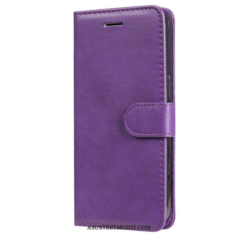 Kotelot Vivo Y22s Suojaketju Kuori Strappy Leather Effect