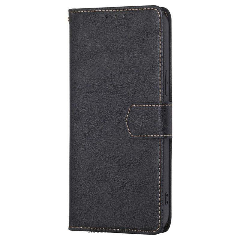 Kotelot Xiaomi 12T / 12T Pro Couture-nahkaefekti