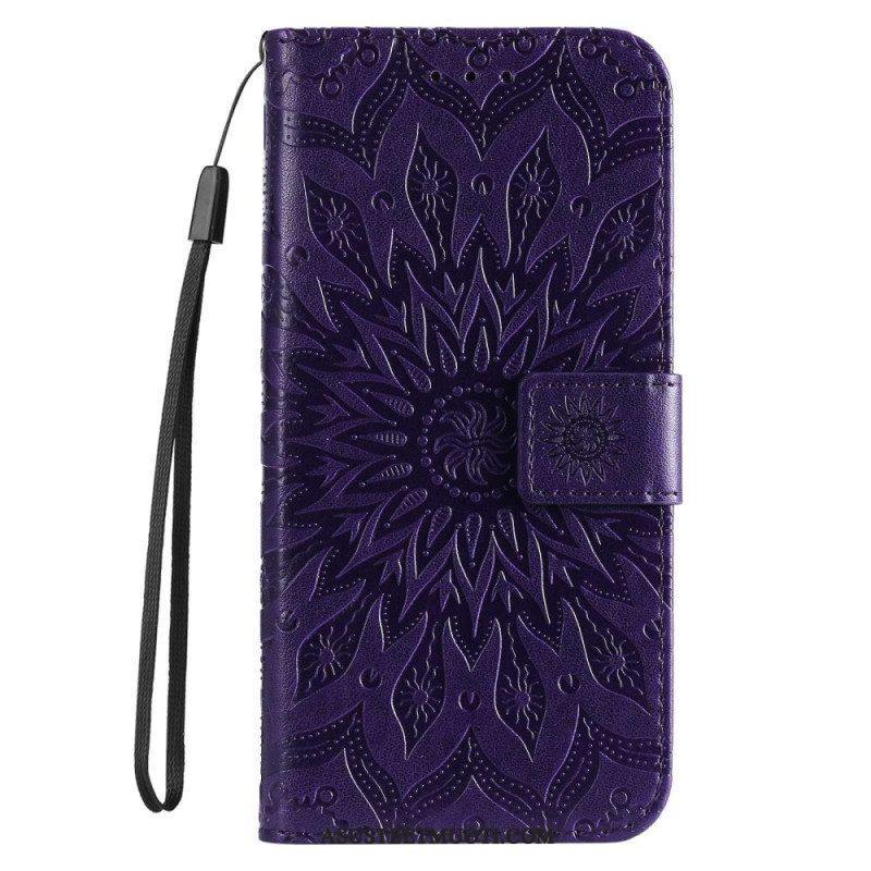 Kotelot Xiaomi 12T / 12T Pro Suojaketju Kuori Strappy Sun Mandala