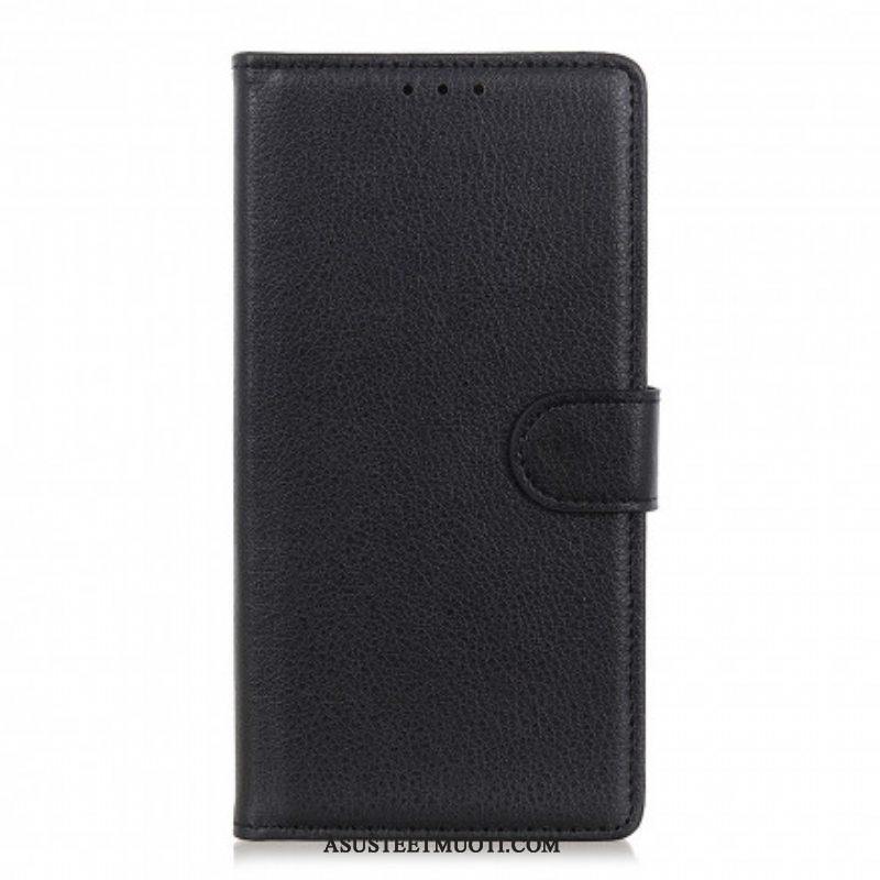 Kotelot Xiaomi Redmi Note 10 5G Perinteinen Litchi Faux Leather