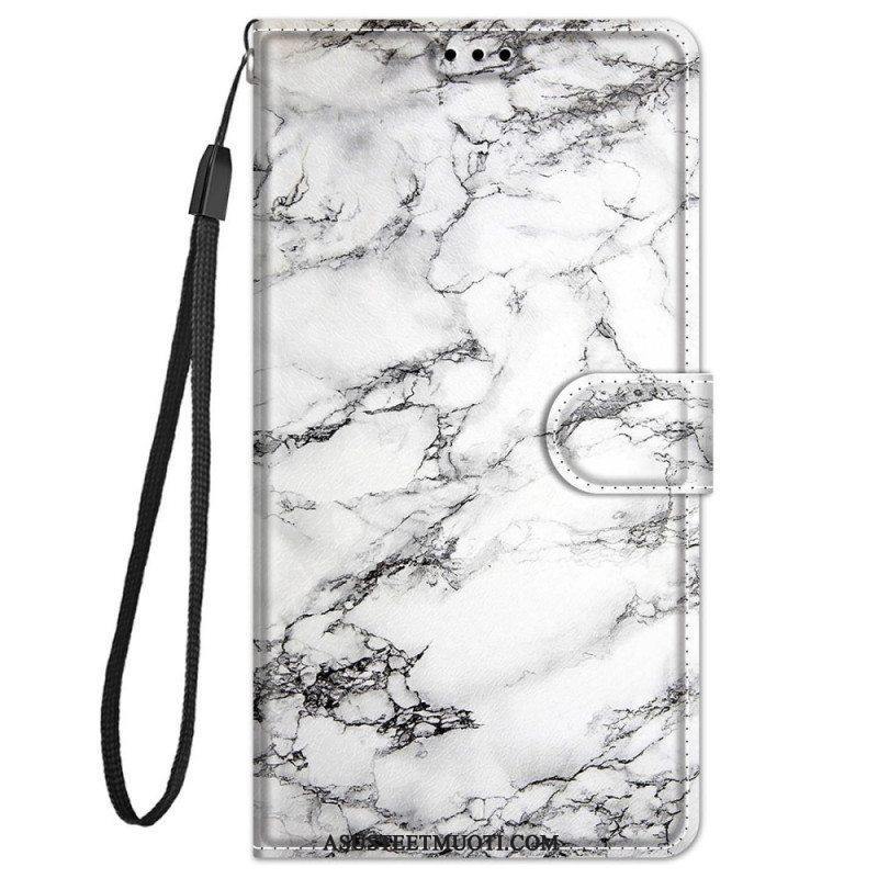 Kotelot Xiaomi Redmi Note 11 Pro Plus 5G Suojaketju Kuori Strappy Marble Elegance