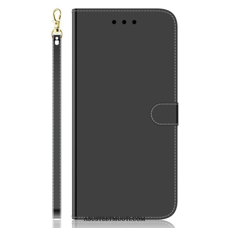 Kotelot Xiaomi Redmi Note 12 4G Keinopeilinahka Hihnalla