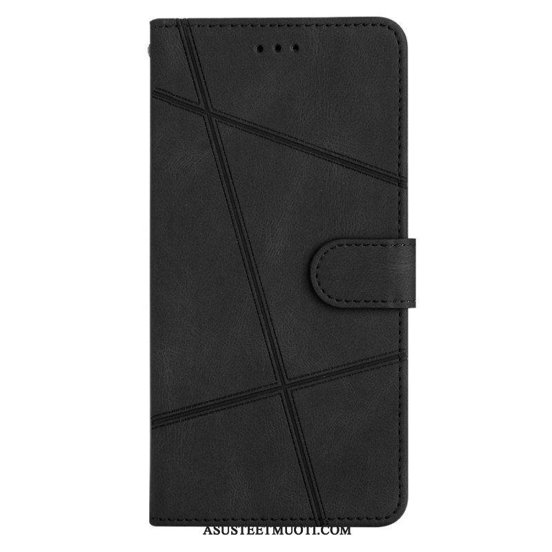 Kotelot Xiaomi Redmi Note 12 4G Suojaketju Kuori Strappy Geometric