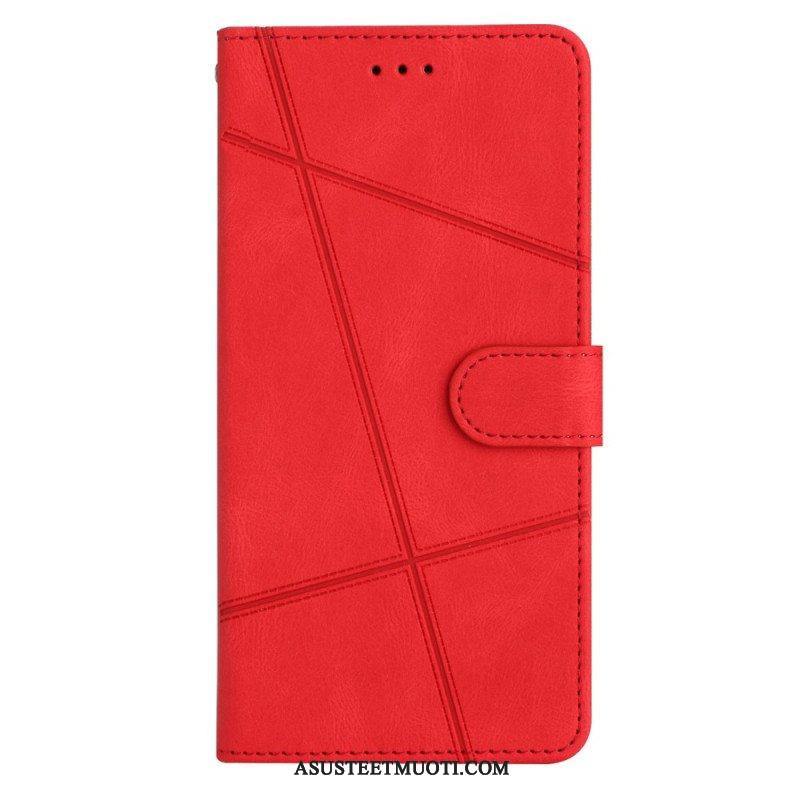 Kotelot Xiaomi Redmi Note 12 4G Suojaketju Kuori Strappy Geometric