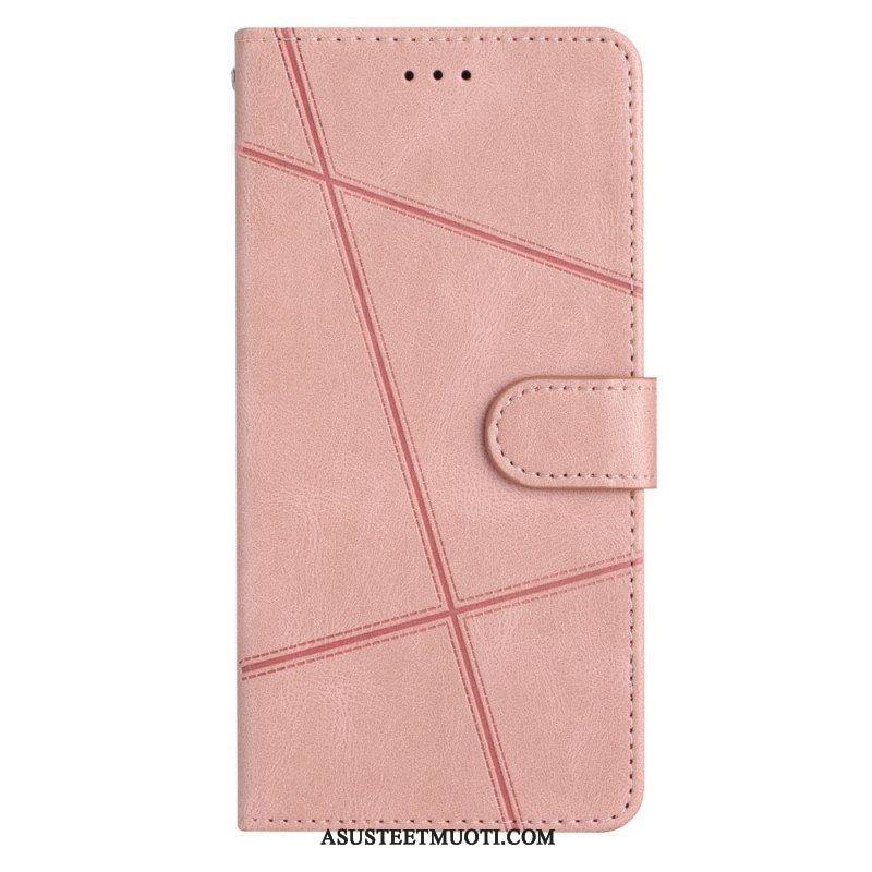 Kotelot Xiaomi Redmi Note 12 4G Suojaketju Kuori Strappy Geometric