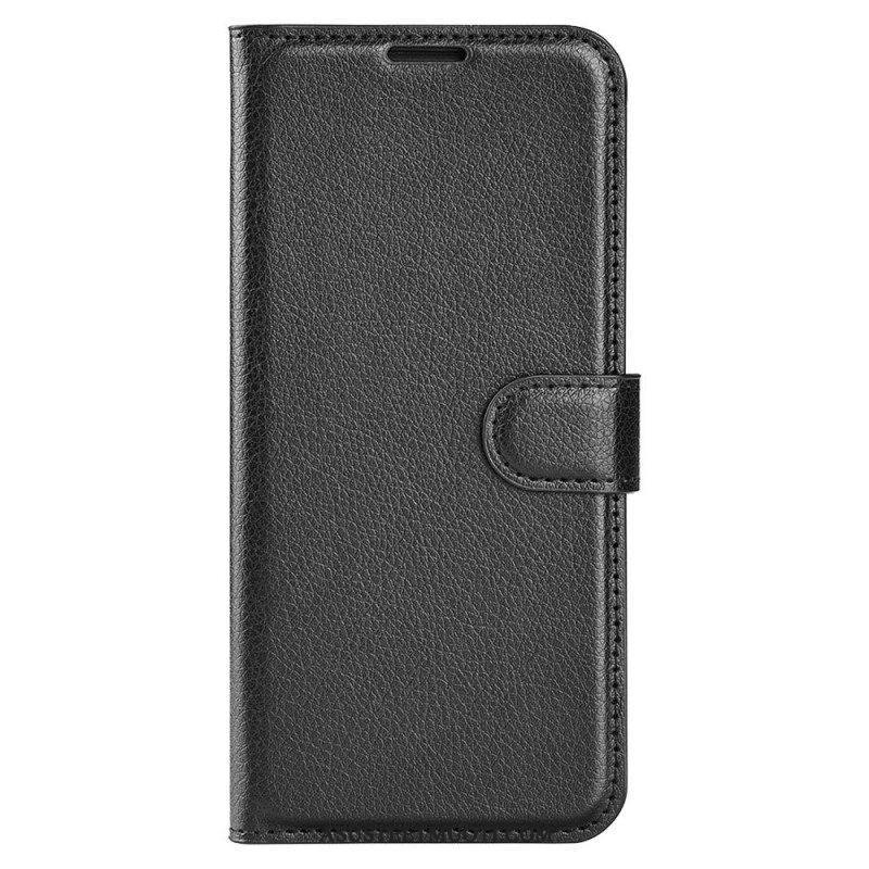 Kotelot Xiaomi Redmi Note 12 5G Klassinen Litsi-nahkaefekti