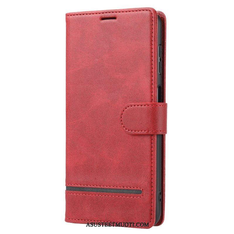 Kotelot Xiaomi Redmi Note 12 5G Line Leather Effect