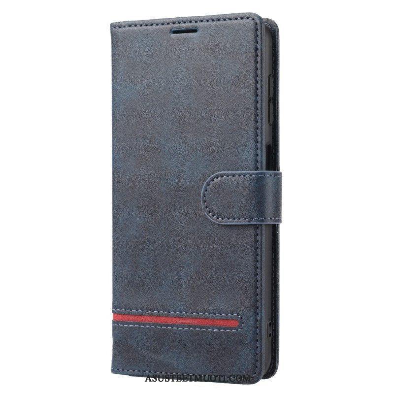 Kotelot Xiaomi Redmi Note 12 5G Line Leather Effect