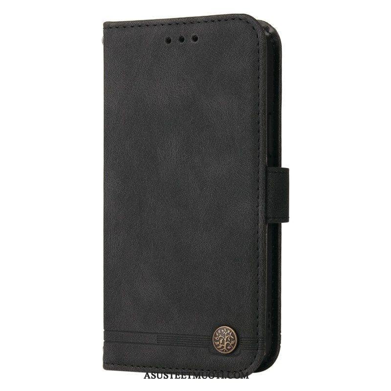 Kotelot Xiaomi Redmi Note 12 5G Nahkatyyli Koristeellisella Niitillä