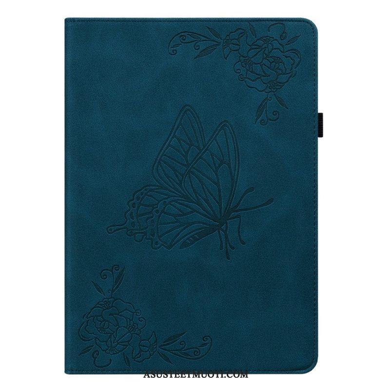 Kuoret Samsung Galaxy Tab A8 (2021) Perhoset Painettu Kuvio