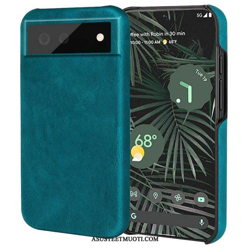 Kuori Google Pixel 6 Pro Uusia Värejä Elegance Leather Effect
