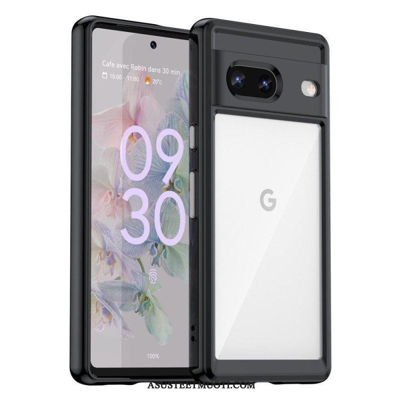 Kuori Google Pixel 7 Läpinäkyvä Hybridi