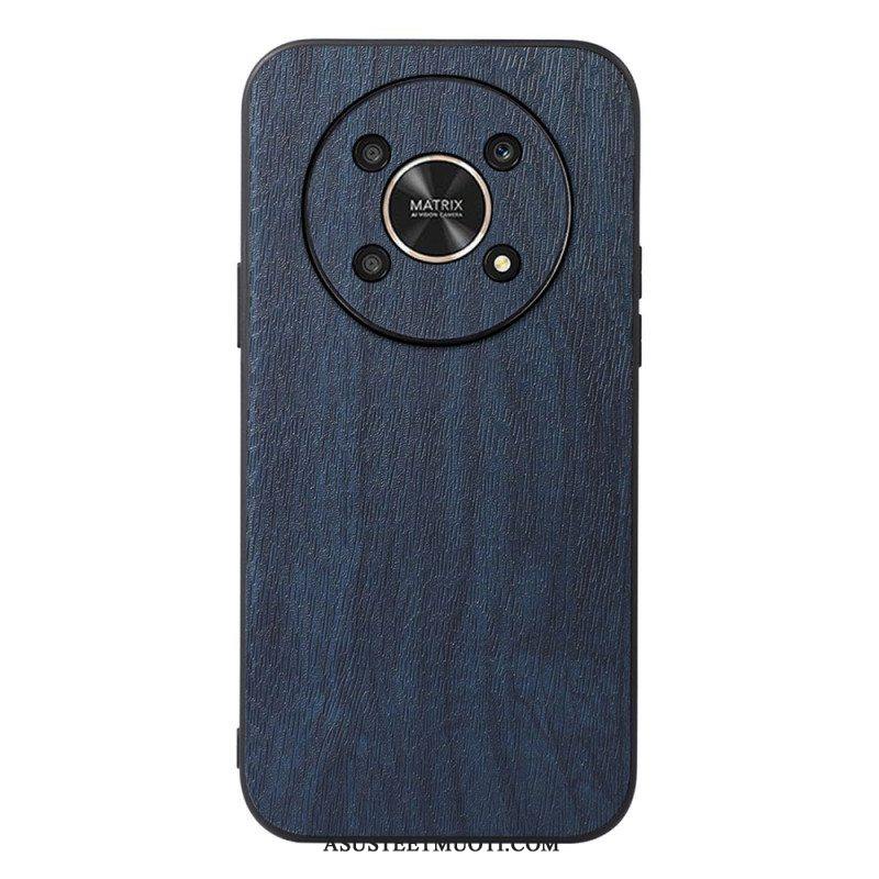 Kuori Honor Magic 4 Lite 5G Faux Leather Wood Effect