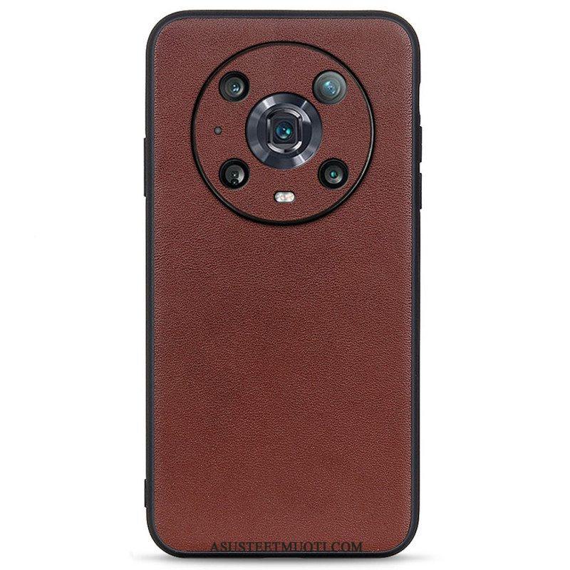 Kuori Honor Magic 4 Pro Aitoa Nahkaa
