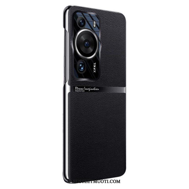 Kuori Huawei P60 Pro Keinonahkaa