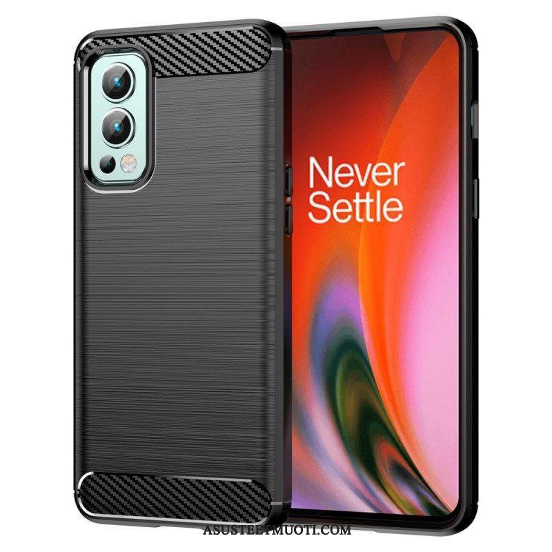 Kuori OnePlus Nord 2 5G Harjattua Hiilikuitua